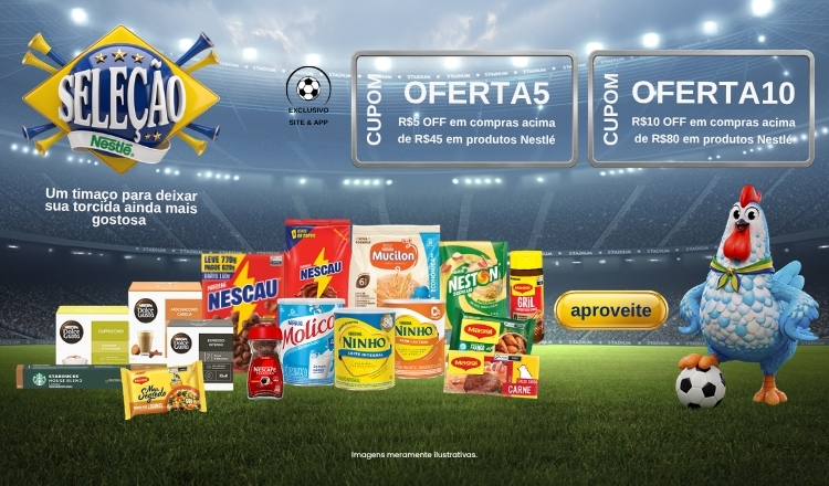 Cupom Nestle ate 21/06